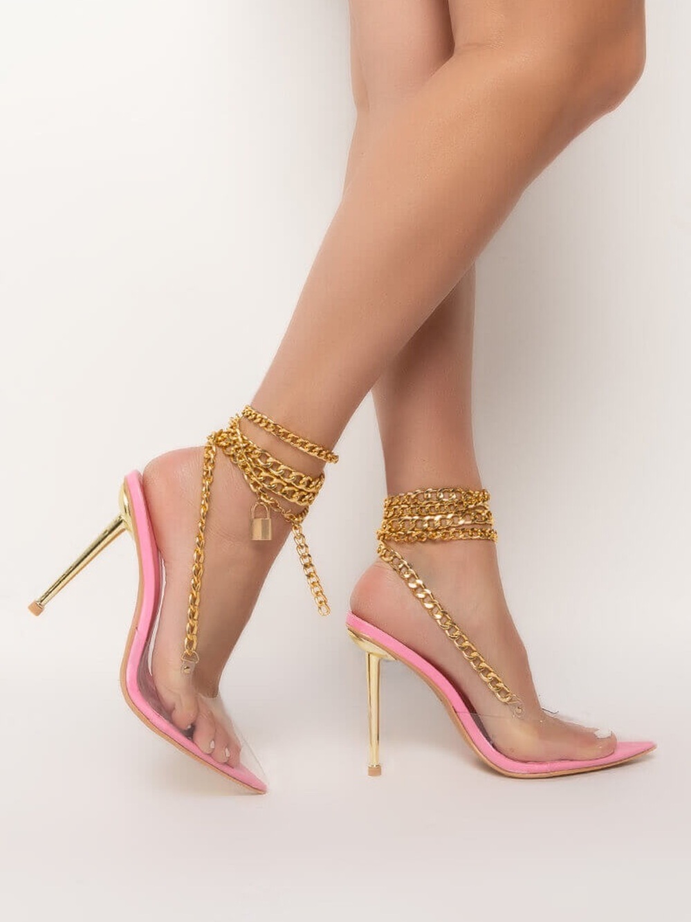 NWT AZALEA WANG KISS ME STILETTO PUMP IN PINK Sz 8.5